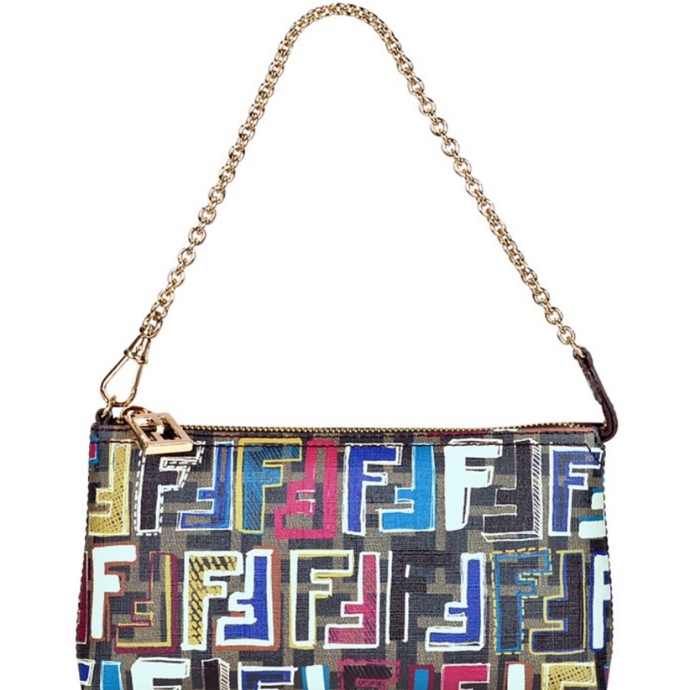 ISO Fendi multicolor zuccha pochette bag
